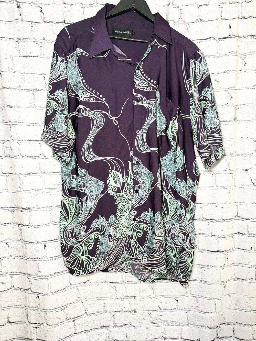 Purple Hawaiian shirt. Size XL